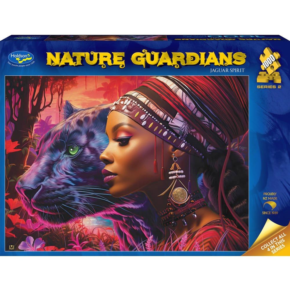 Puzzle - Holdson - Nature Guardians S2 - 1000pc Puzzle - Jaguar Spirit