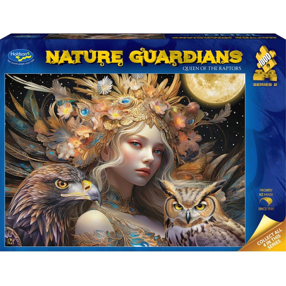 Puzzle - Holdson - Nature Guardians S2 - 1000pc Puzzle -Queen of the Raptors