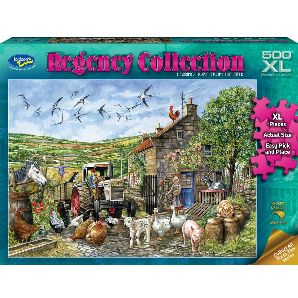 Puzzle - Holdson - Regency Collection - 500XLpc Puzzle - Heading Home From The Field