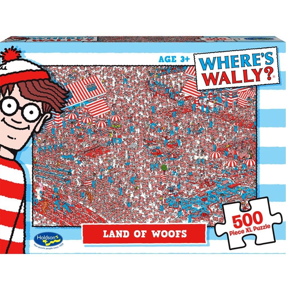 Puzzle - Holdson - Where's Wally - 500XLpc Puzzle - Land of Woofs