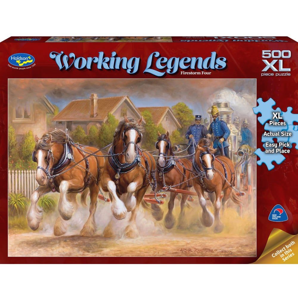 Puzzle - Holdson - Working Legends - 500XLpc Puzzle - Firestorm Four