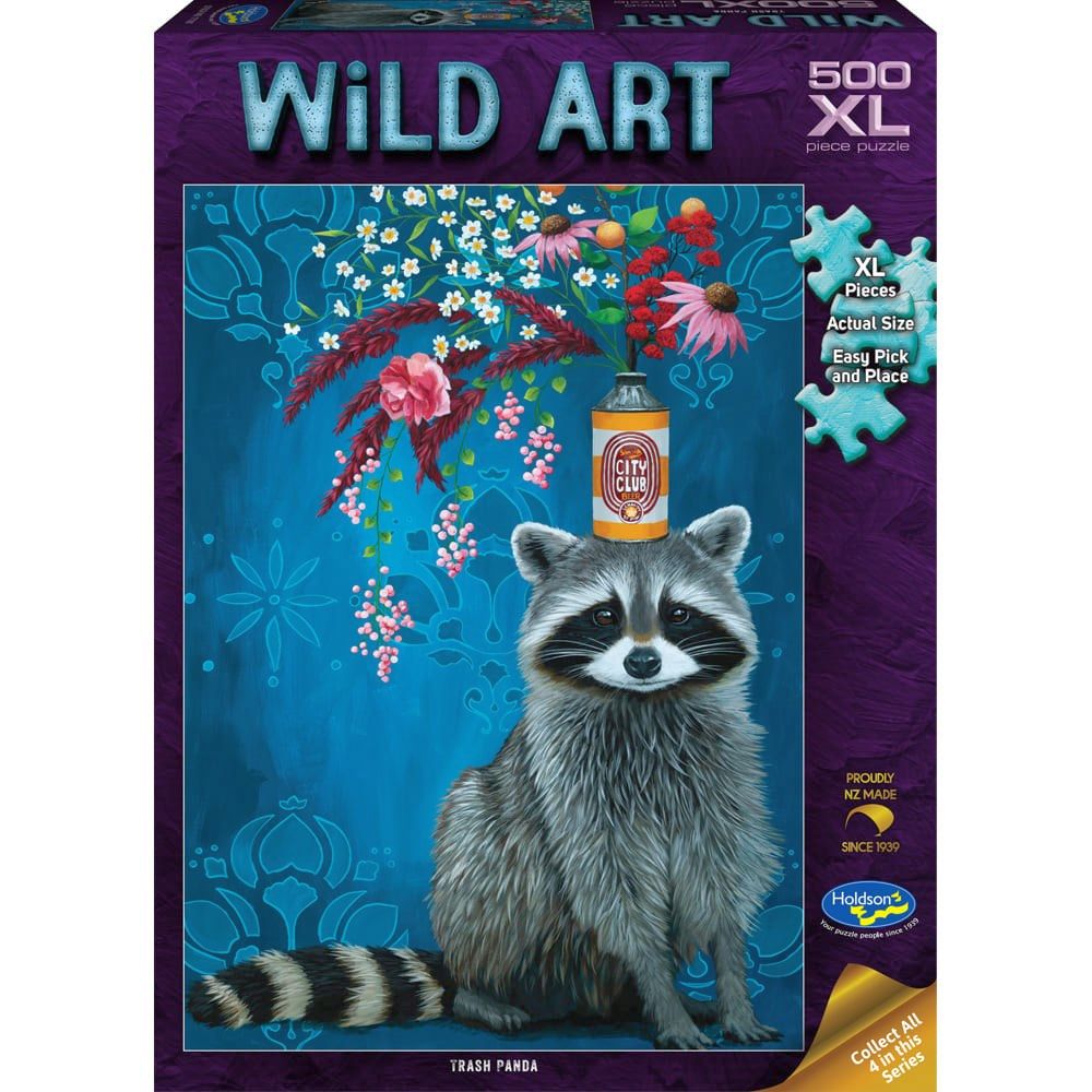 Puzzle - Holdson - Wild Art - 500XLpc Puzzle - Trash Panda