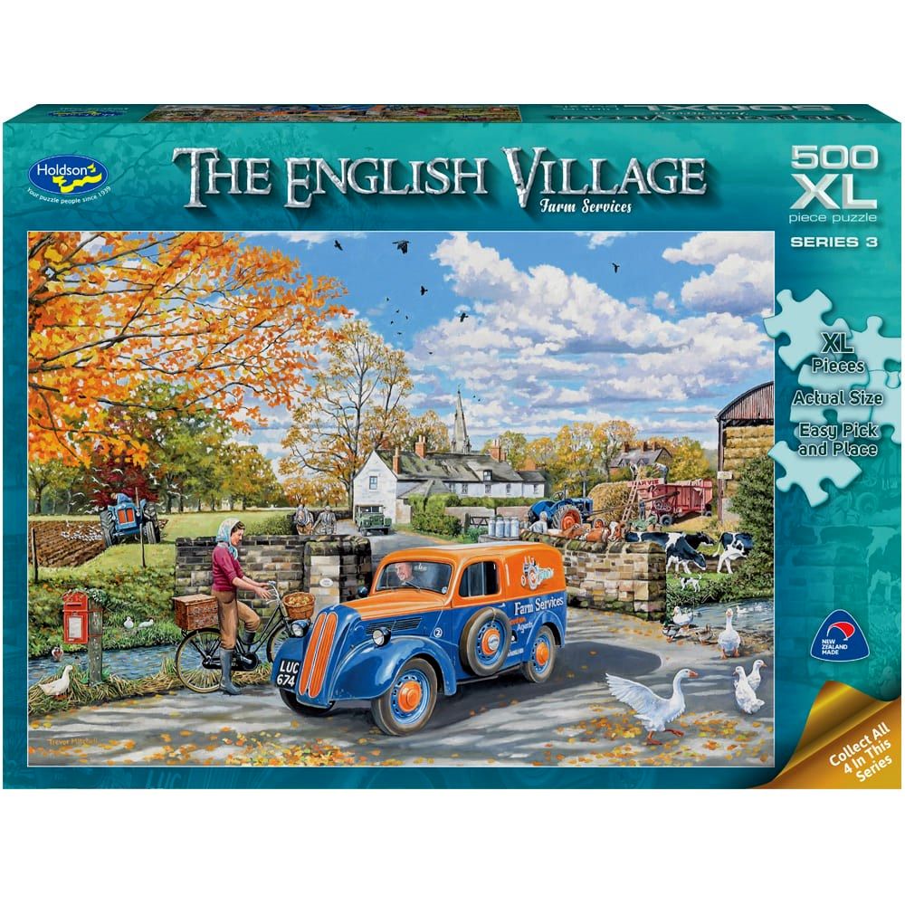 Puzzle - Holdson - The English Village S3 - 500XLpc Puzzle - Farm Services