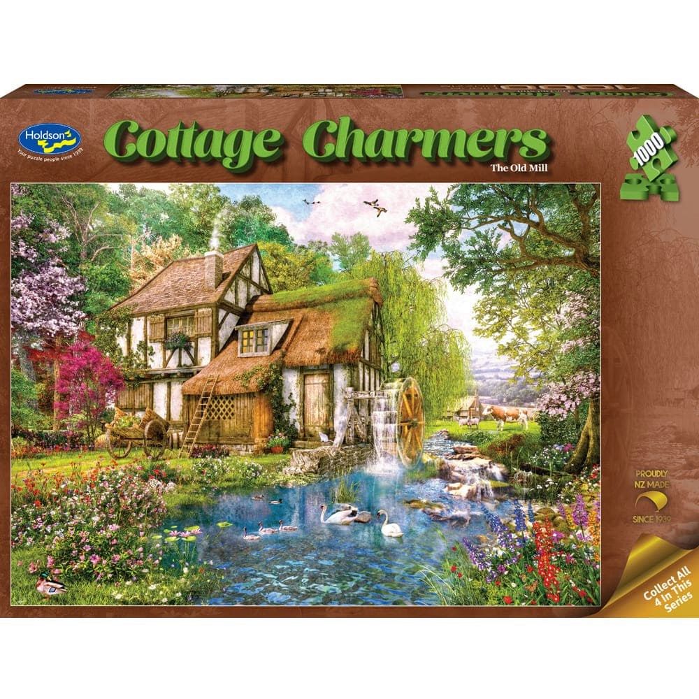 Puzzle - Holdson - Cottage Charmers - 1000pc Puzzle - The Old Mill