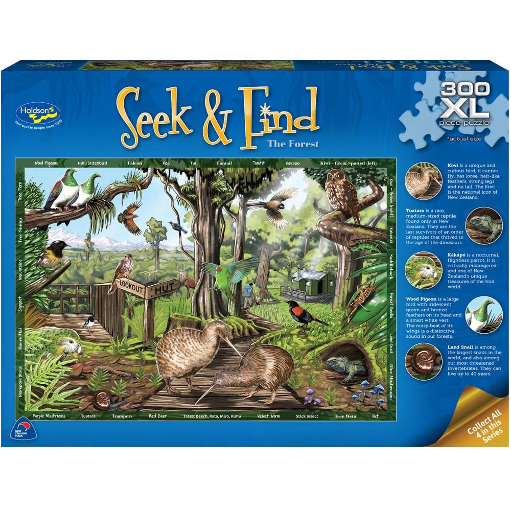 Puzzle - Holdson - Seek & Find - 300XLpc Puzzle - The Forest