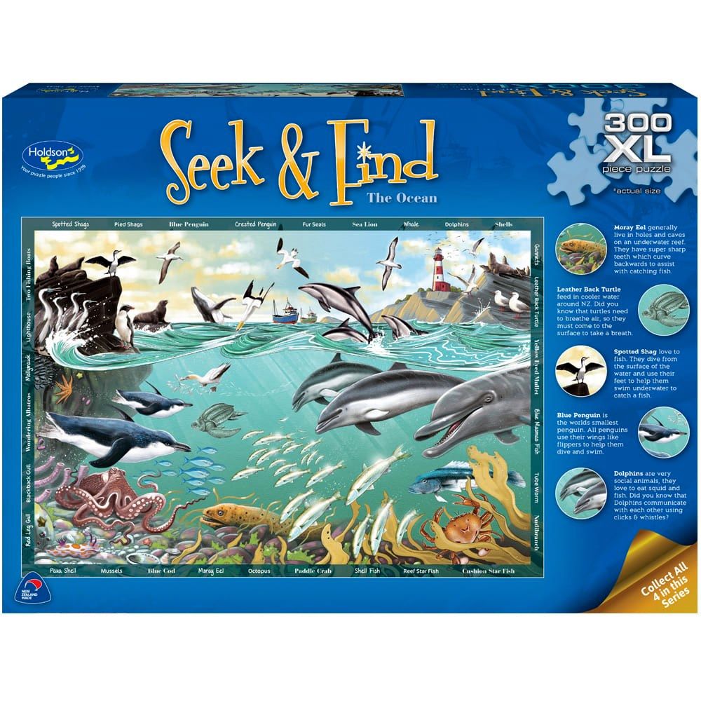 Puzzle - Holdson - Seek & Find - 300XLpc Puzzle - The Ocean