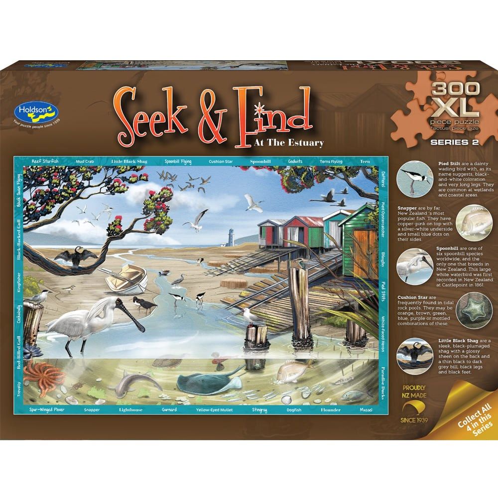 Puzzle - Holdson - Seek & Find S2 - 300XLpc Puzzle - At The Estuary