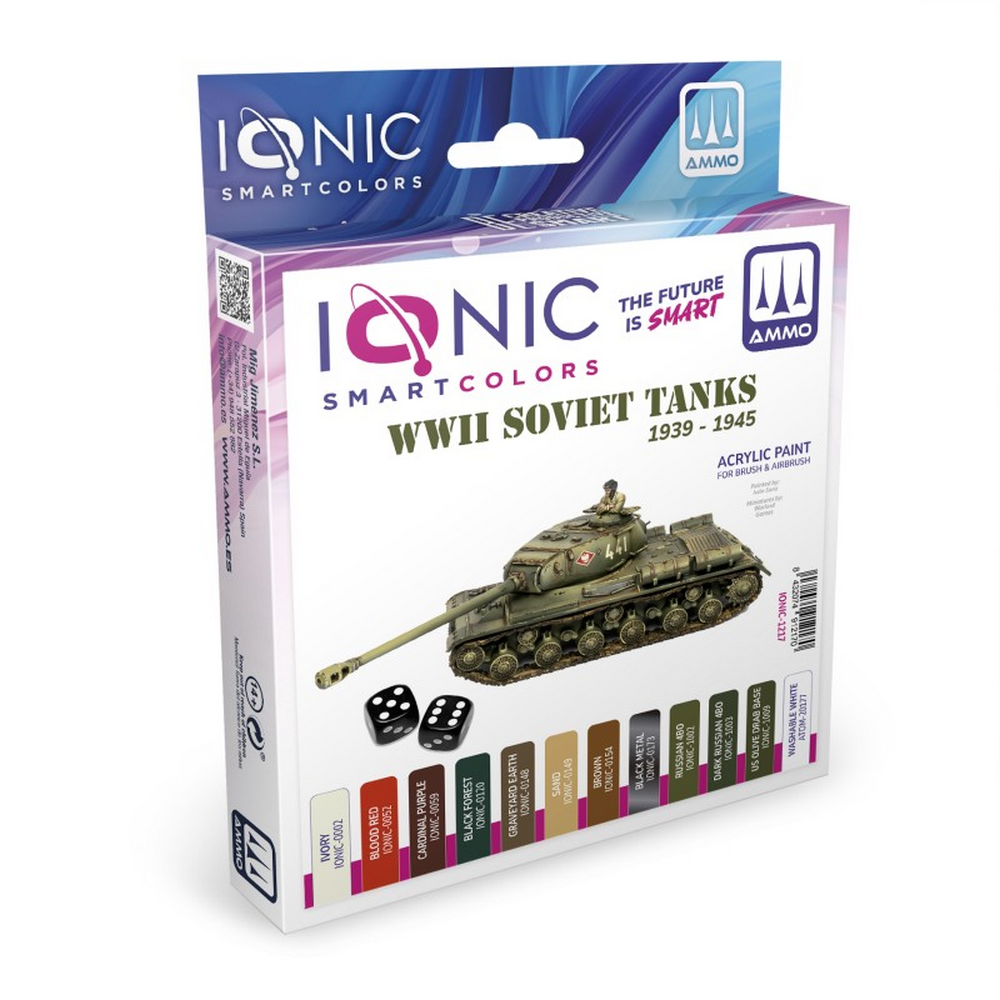 IONIC SMART - WWII Soviet Tanks 1939 – 1945 Paint Set