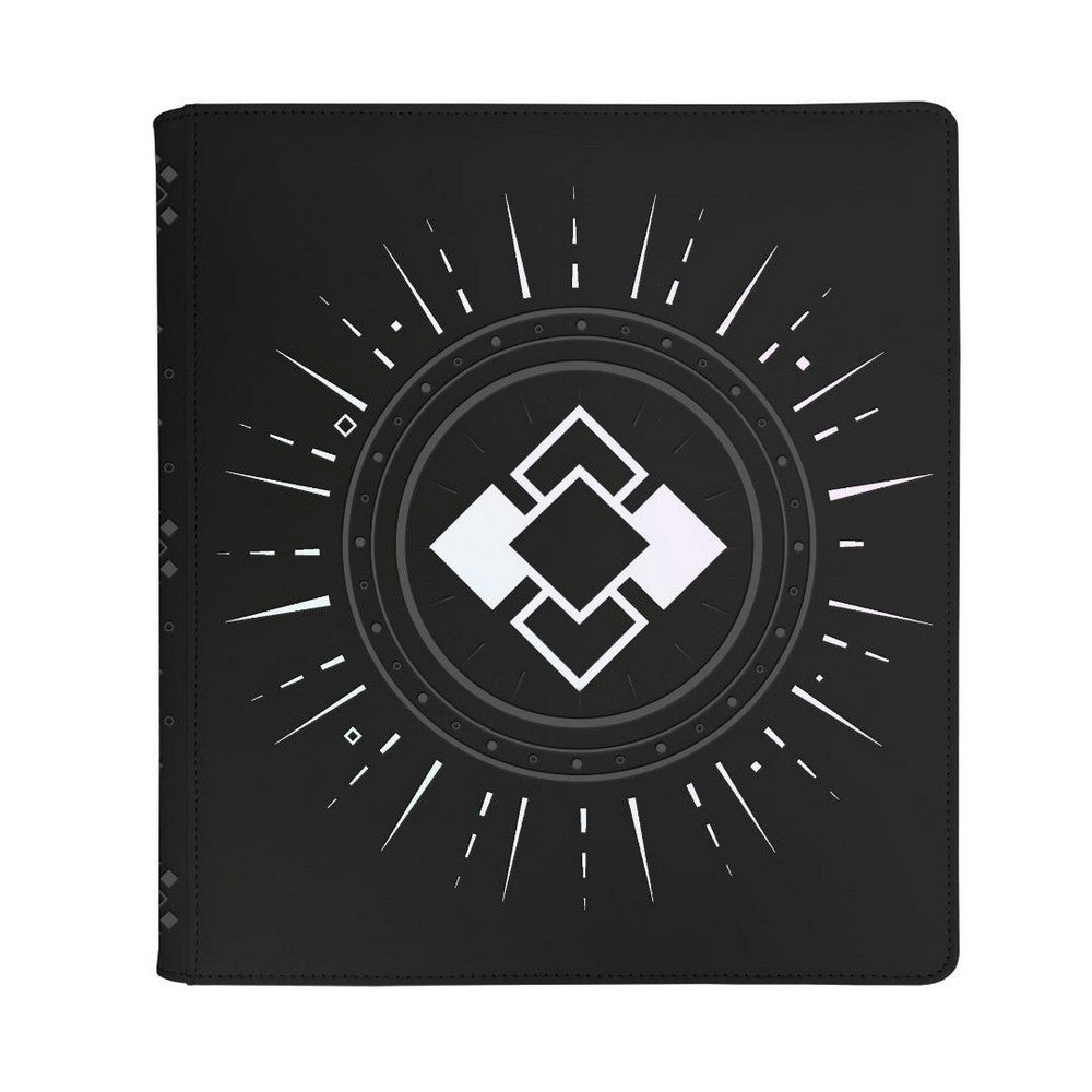 Ultra Pro: UP16972 Obsidian 12-Pocket Zippered Premium PRO-BINDER for Tabletop Gaming