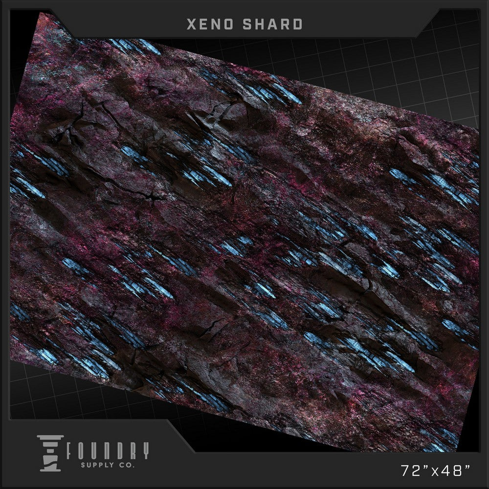 "Foundry Supply - BattleMat - Xeno Shard (48""x72"")"