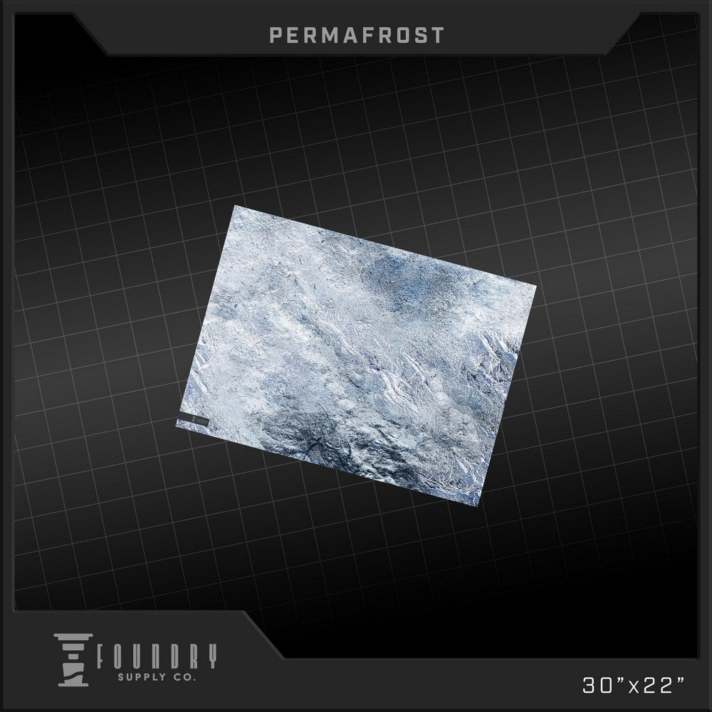 "Foundry Supply - BattleMat - Permafrost (22""x30"")"