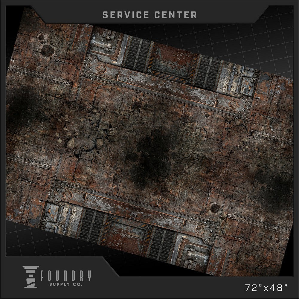 "Foundry Supply - BattleMat - Service Center (48""x72"")"