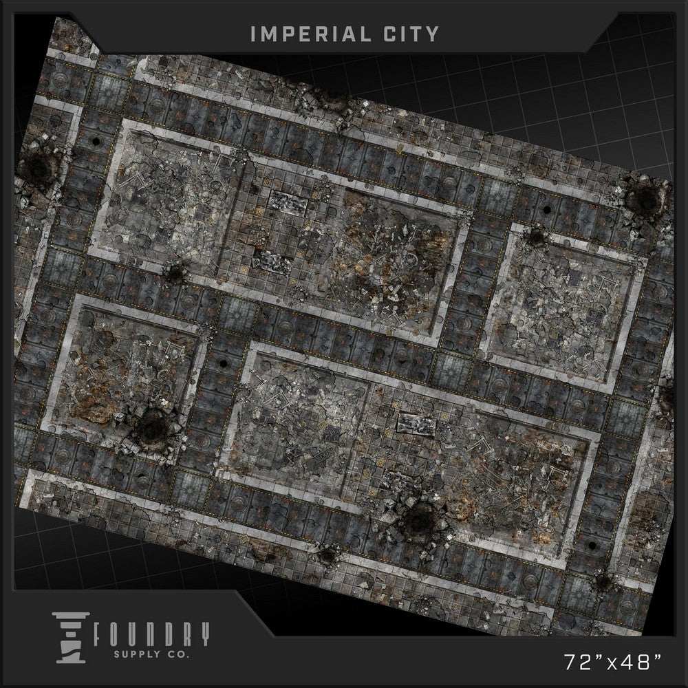 "Foundry Supply - BattleMat - Imperial City (48""x72"")"
