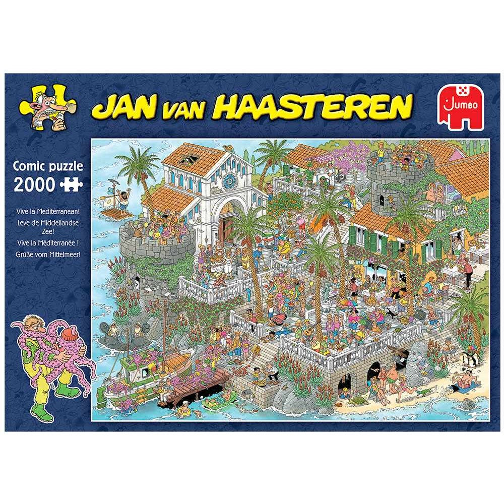 Puzzle - Jumbo - Jan van Haasteren - 'Vive la Mediterranean! 2000 pcs