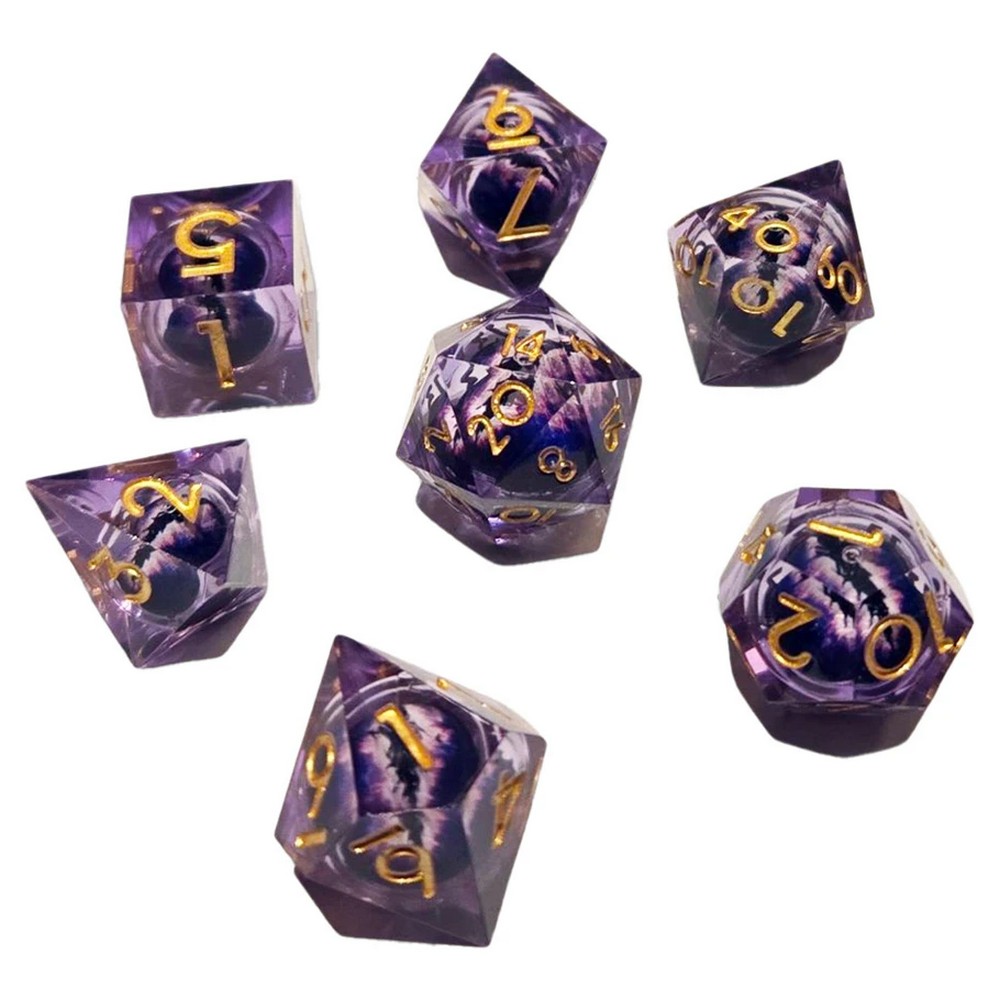 Chronicle - Purple ICU Liquid Core Dice Set