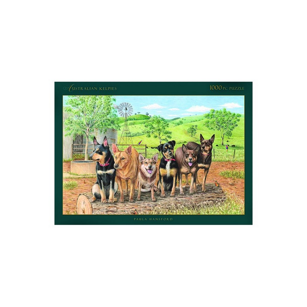 Puzzle - Brolly Books - Australian Kelpies 1000pc