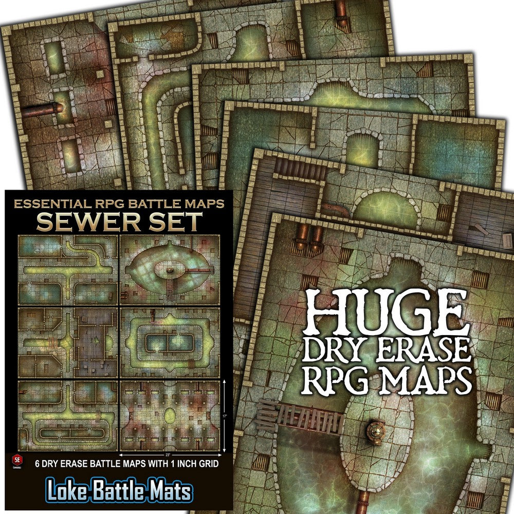 Essential RPG Battle Maps Sewer