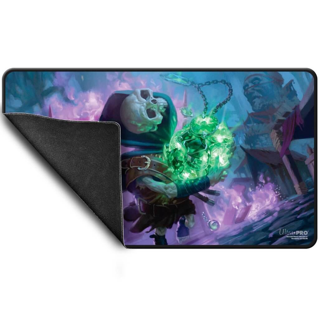 ULTRA PRO Magic: The Gathering - Commander Series Tinybones-Fan Vote Black Stitched Edge Playmat