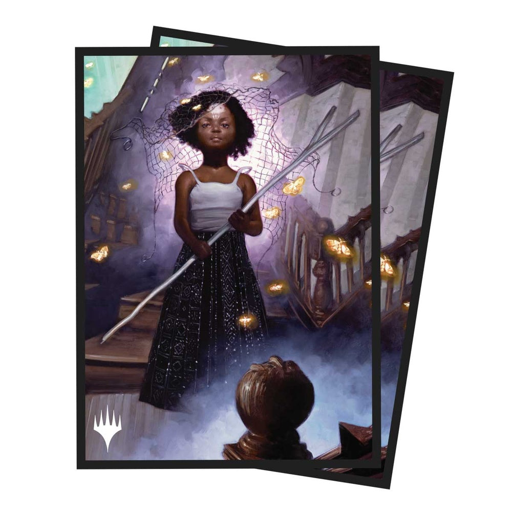 mtg duskmourn card sleeves Ultra Pro Duskmourn Aminatou, Veil Piercer (Commander) 100ct Sleeves