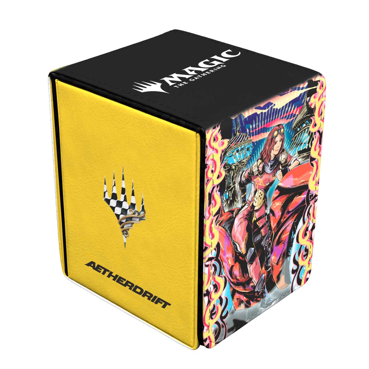 Ultra Pro: UP38676 MTG 2025 Aetherdrift Alcove Flip Deck Box Variant Art PW for MtG