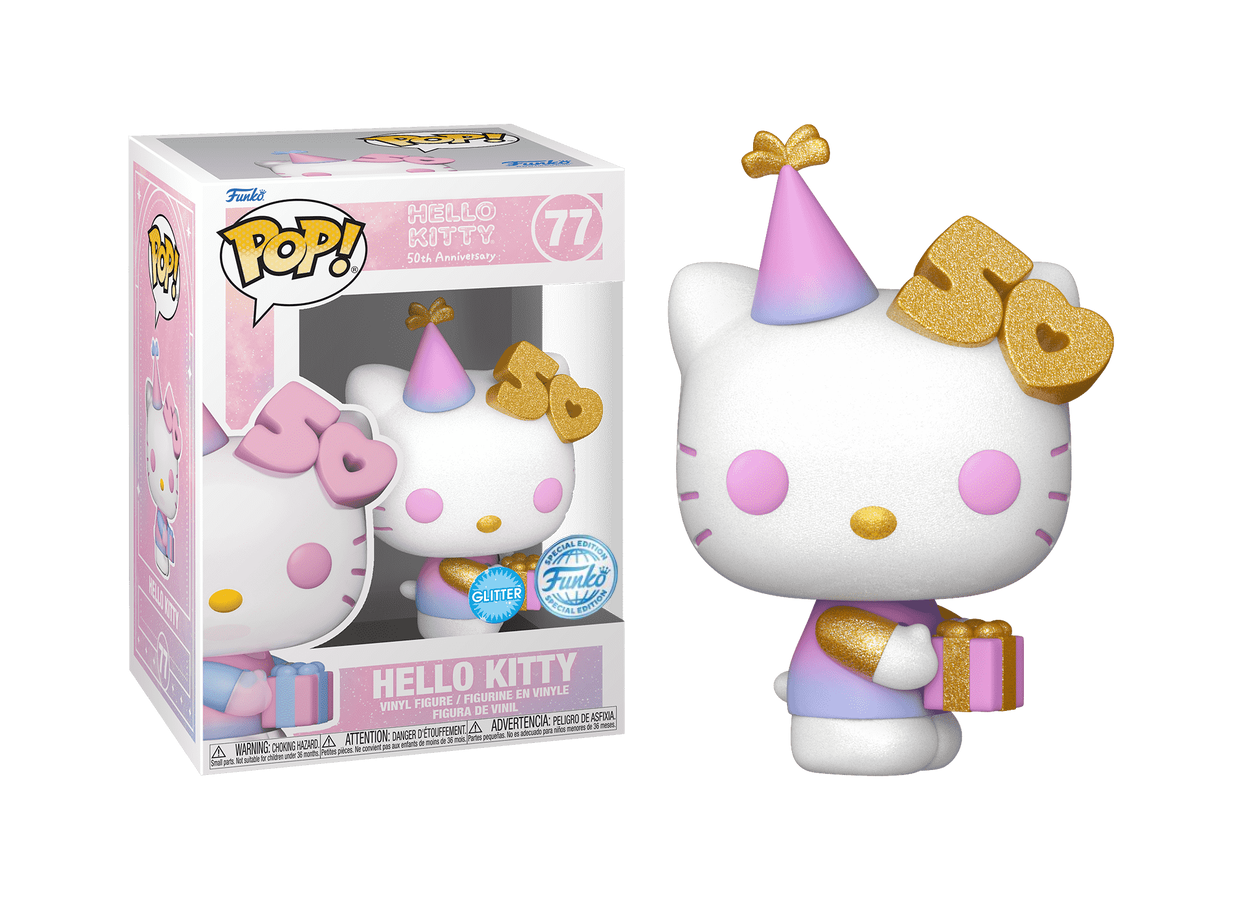 Hello Kitty - Hello Kitty 50th HK w/presents (Glitter) Pop! Vinyl