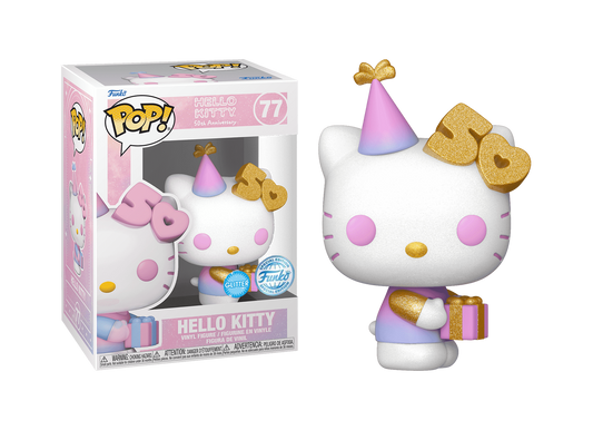 Hello Kitty -  Hello Kitty 50th HK w/presents (Glitter) Pop! Vinyl