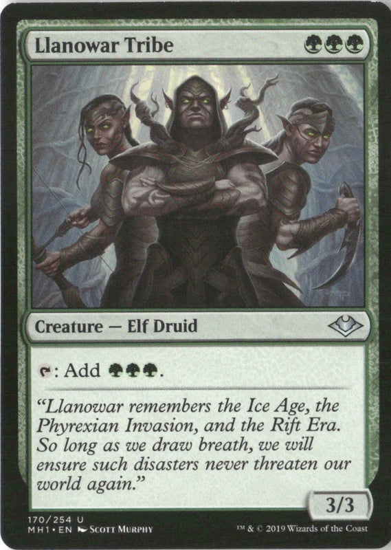 Llanowar Tribe - Modern Horizons