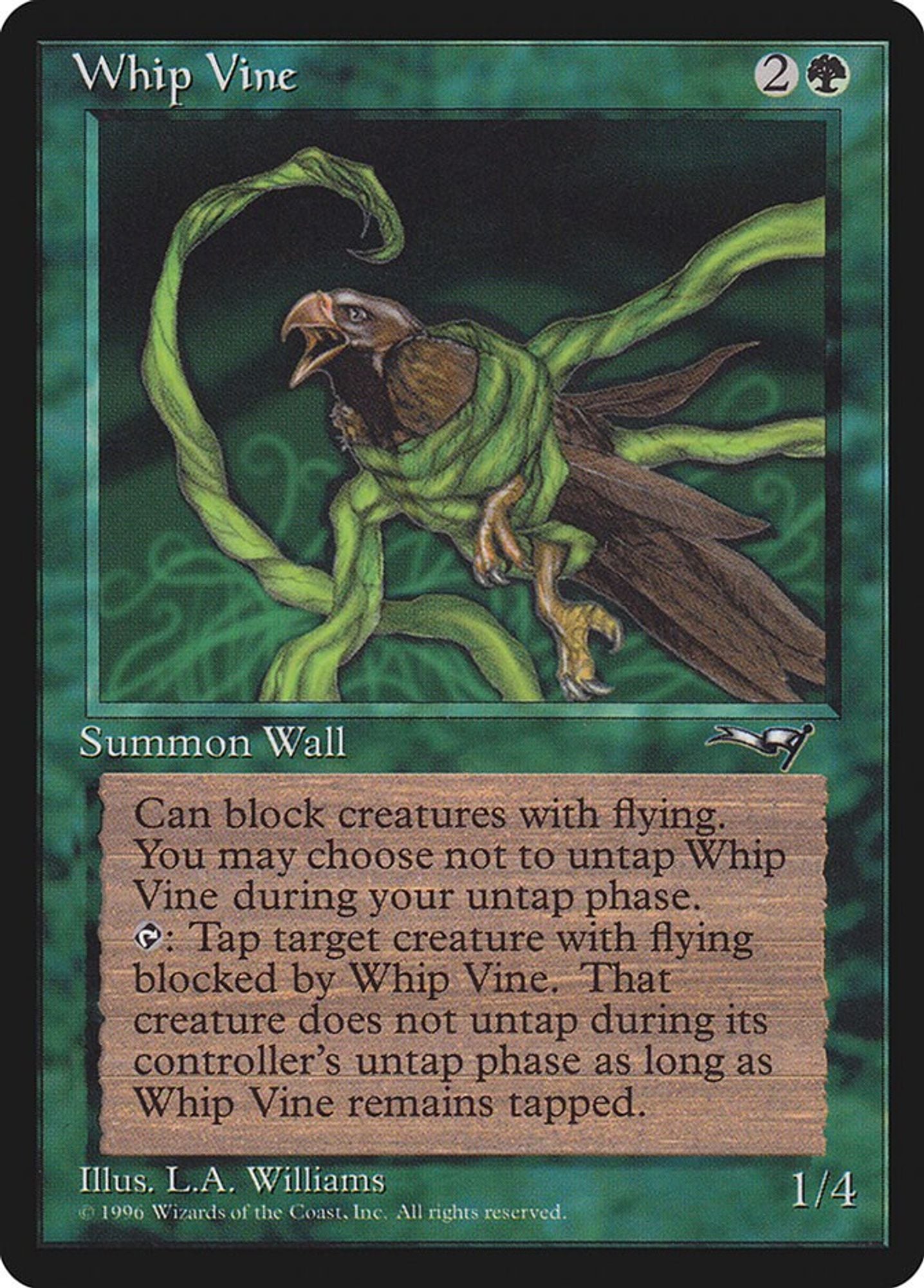 Whip Vine (Ensnared Bird)