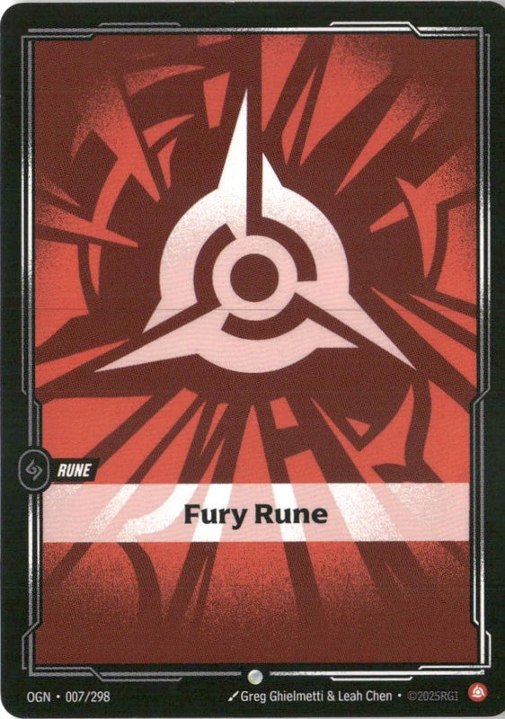 Fury Rune - Origins