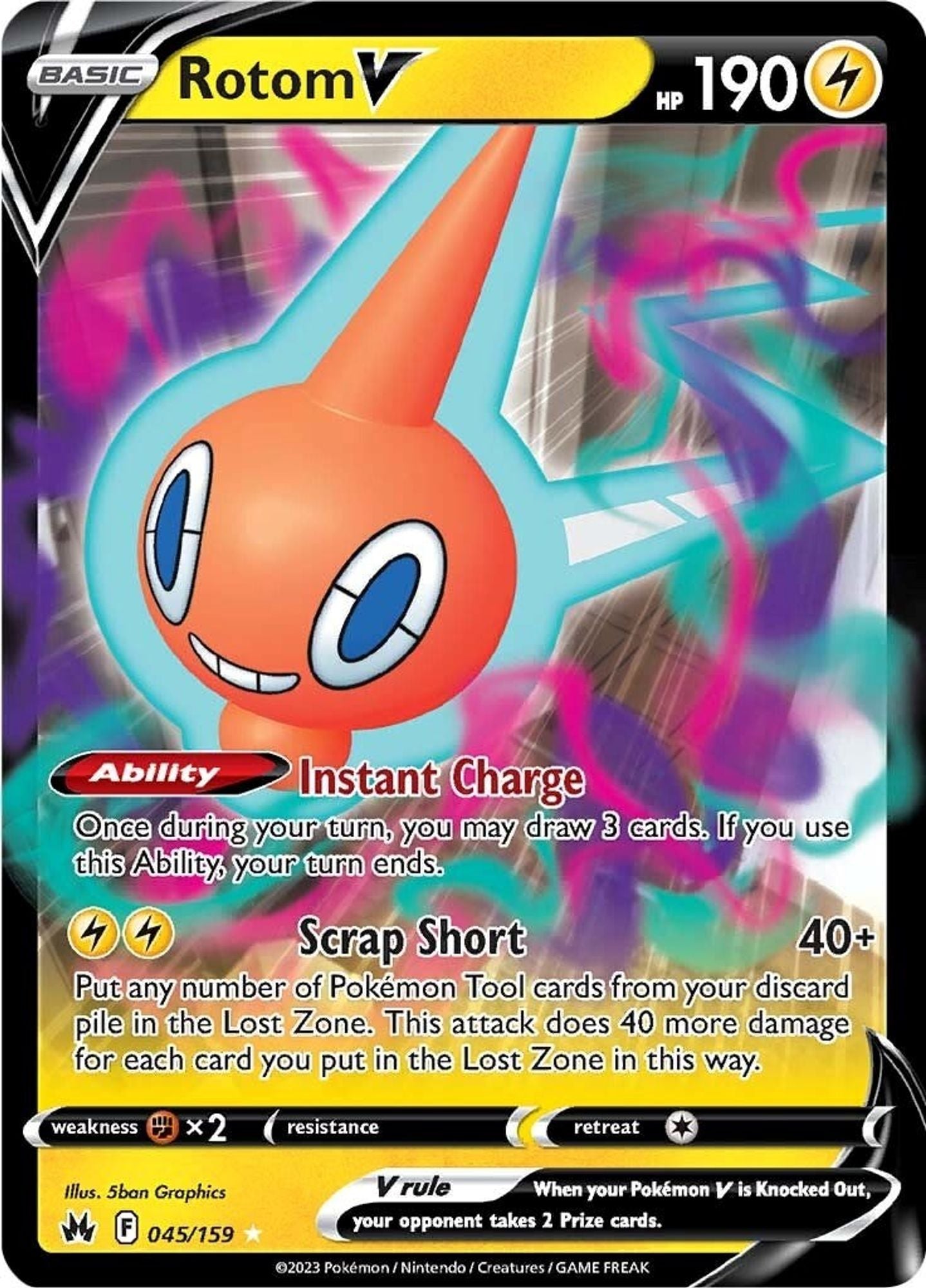 Rotom V - SWSH: Crown Zenith