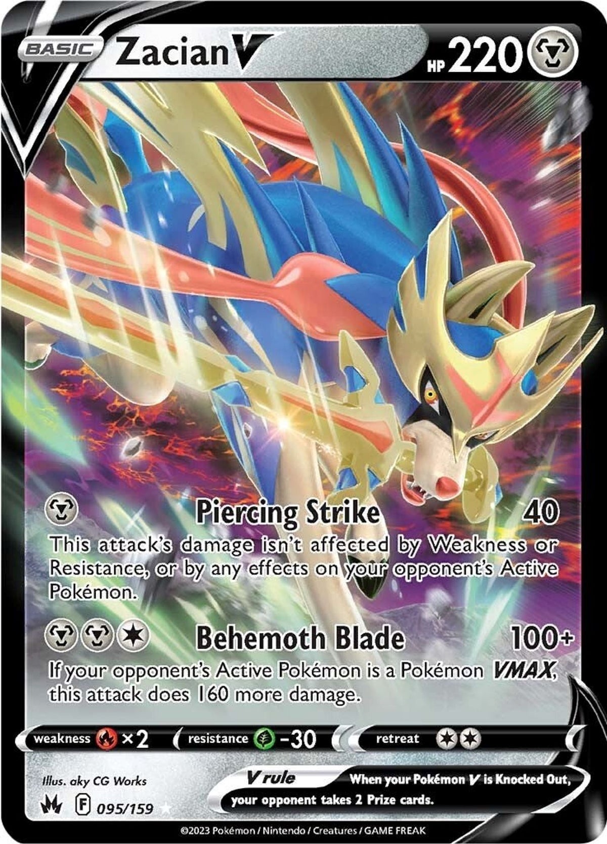 Zacian V - SWSH: Crown Zenith