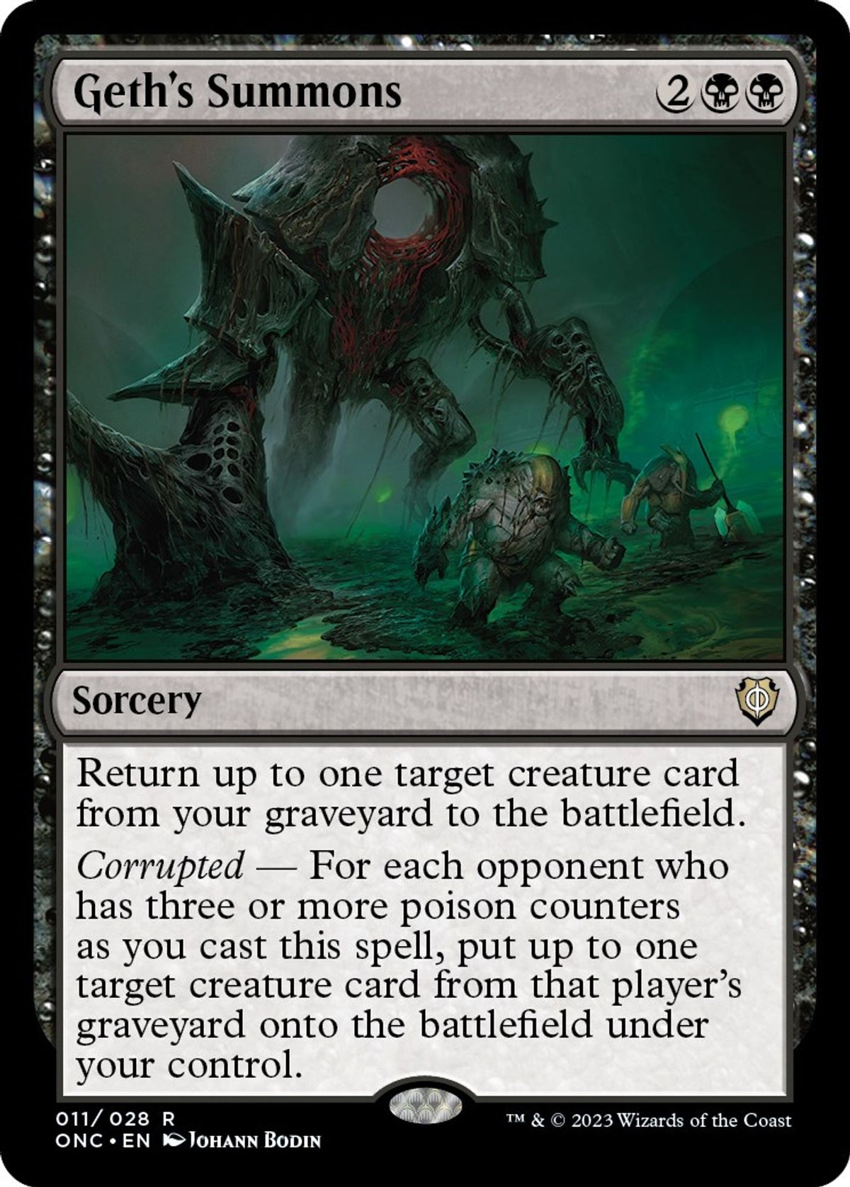 Geth's Summons - Commander: Phyrexia: All Will Be One