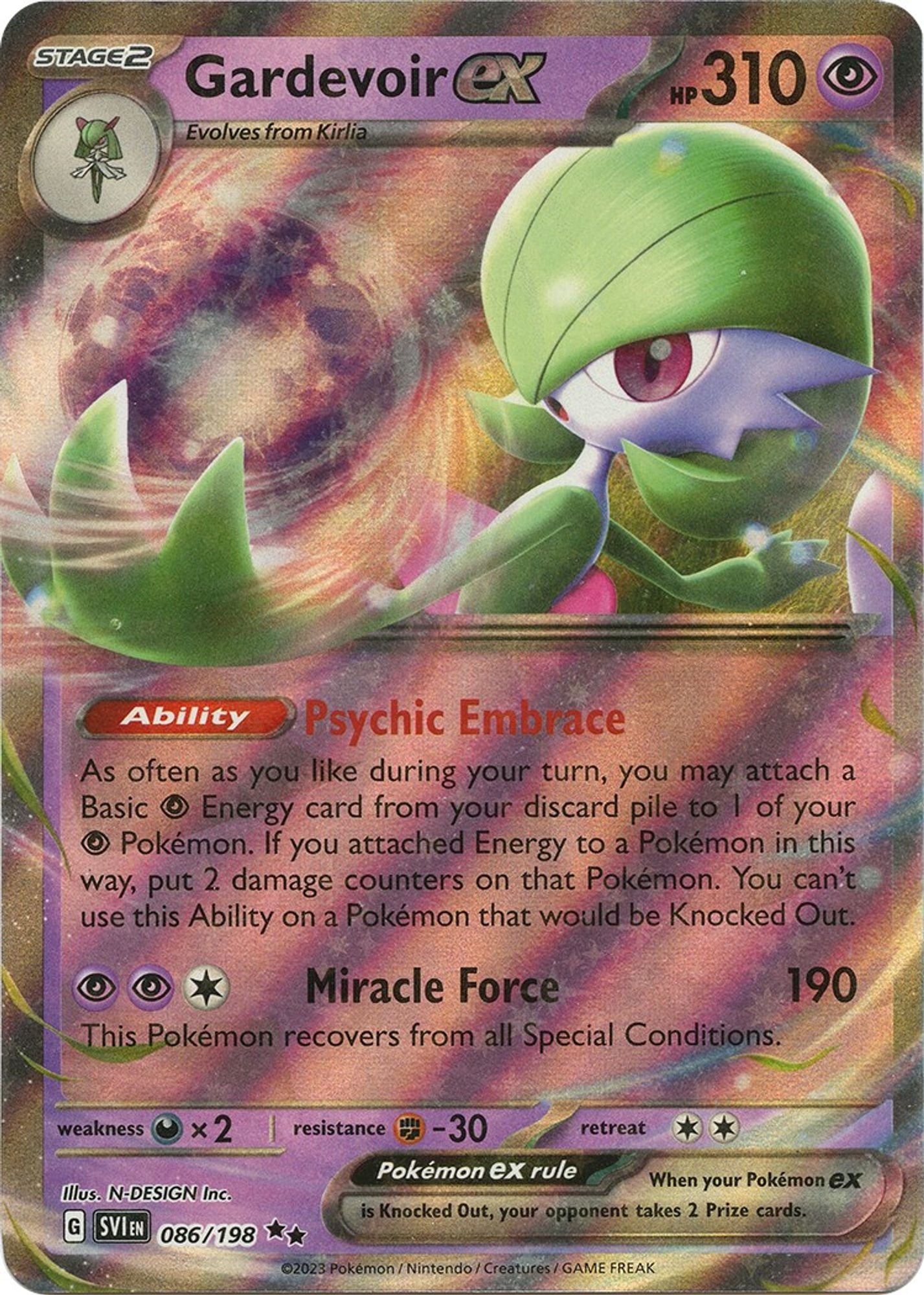 Gardevoir ex - 086/198 - SV01: Scarlet & Violet Base Set