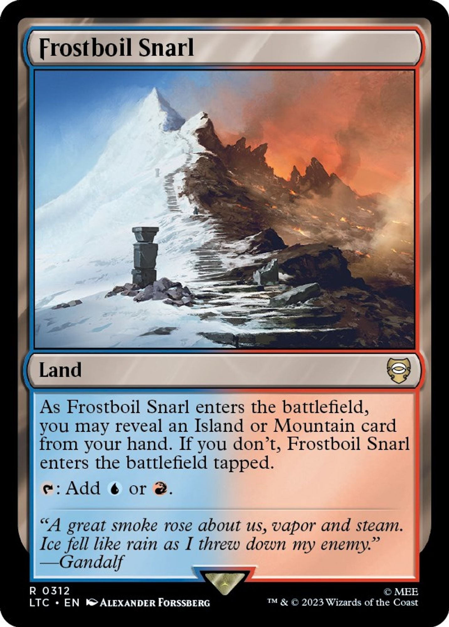 Frostboil Snarl - Commander: The Lord of the Rings: Tales of Middle-earth