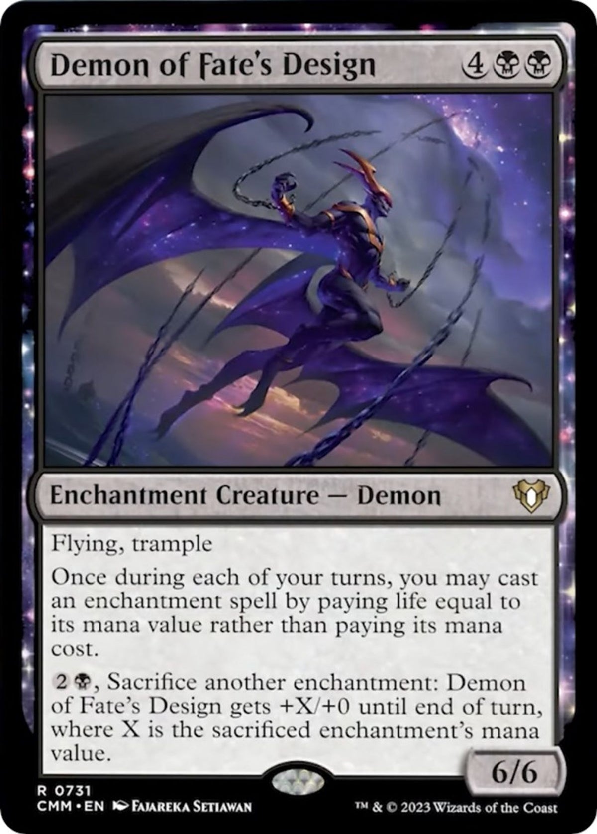 Demon of Fate's Design - Commander Masters