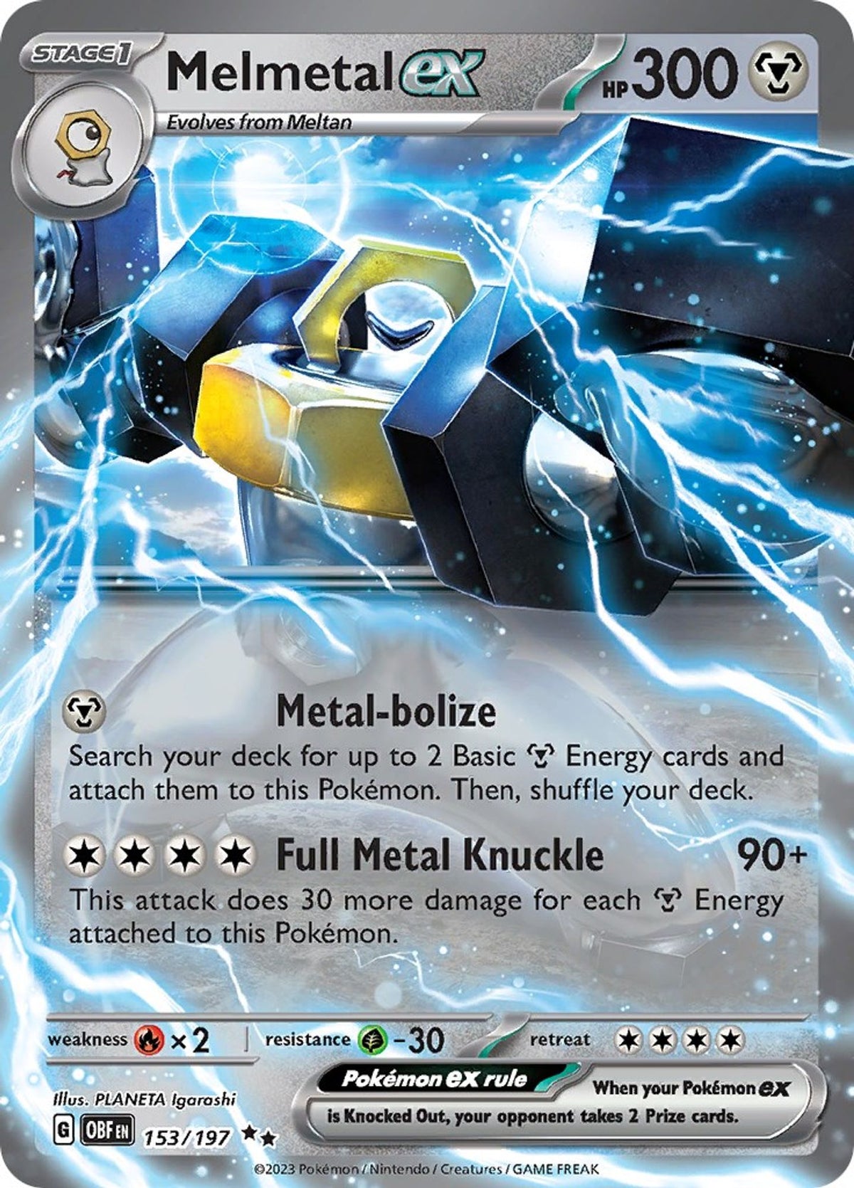 Melmetal ex - SV03: Obsidian Flames