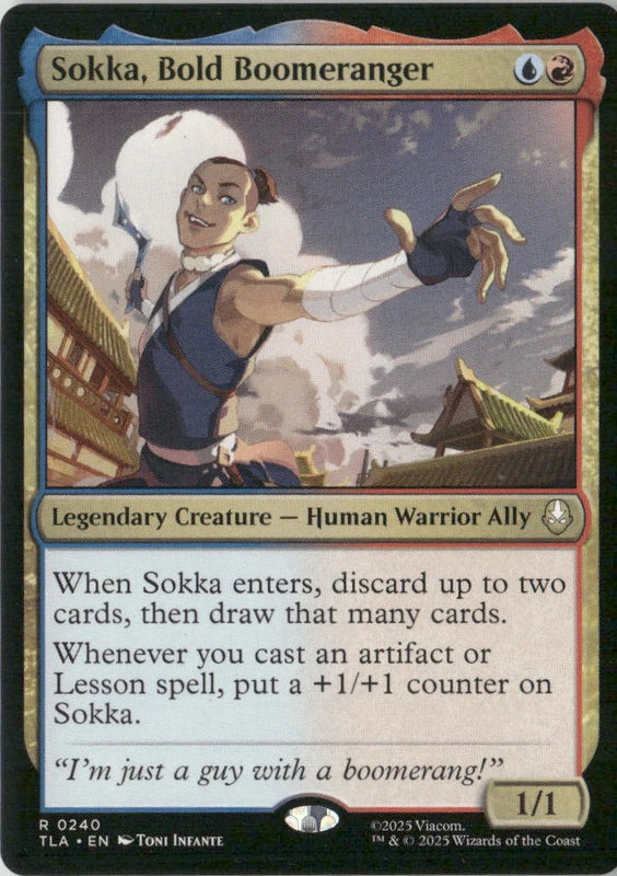 Sokka, Bold Boomeranger - Avatar: The Last Airbender