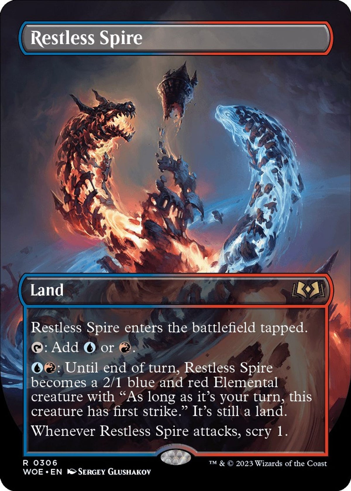 Restless Spire (Borderless) - Wilds of Eldraine