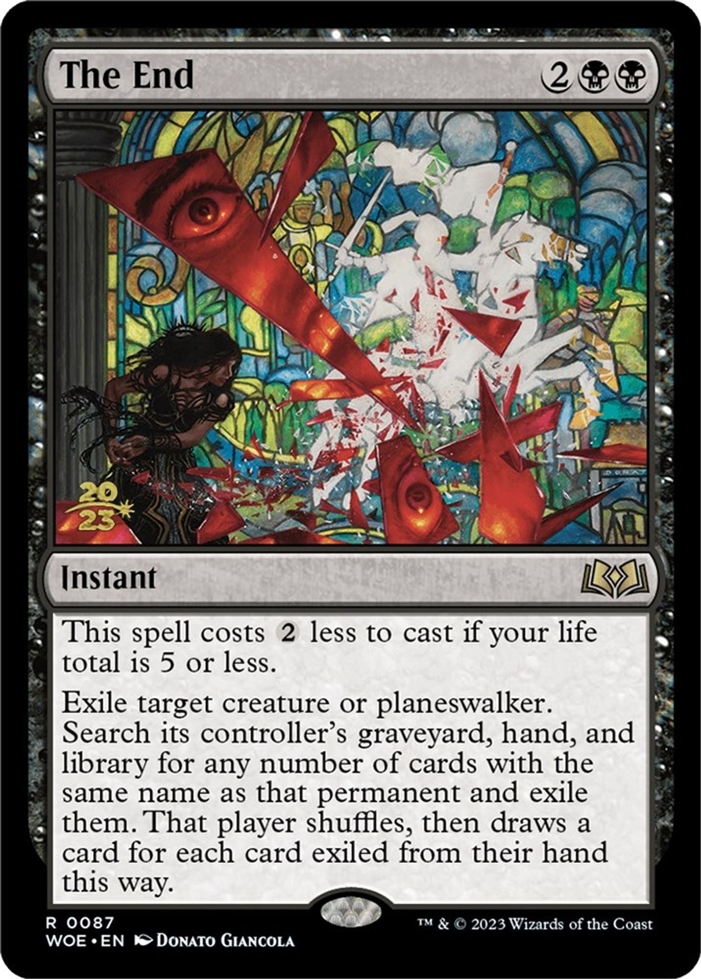 The End - Prerelease Cards