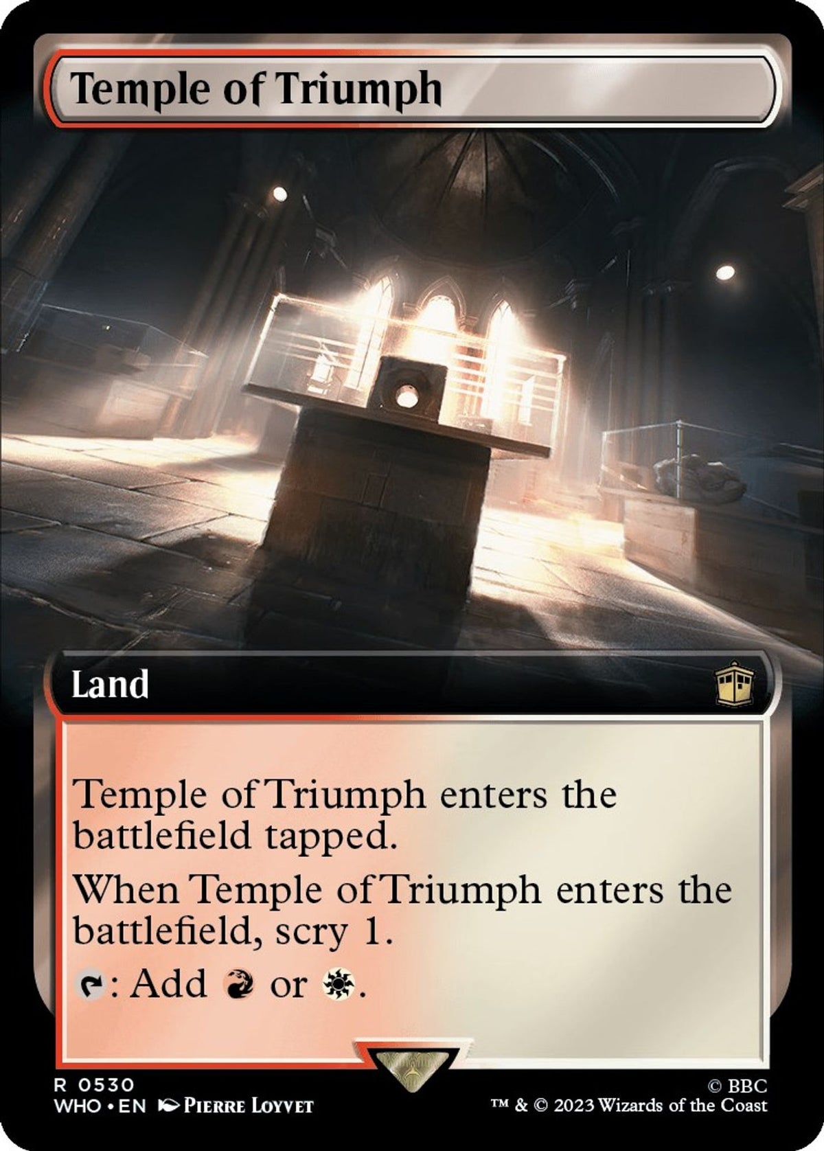 Temple of Triumph (Extended Art) - Universes Beyond: Doctor Who