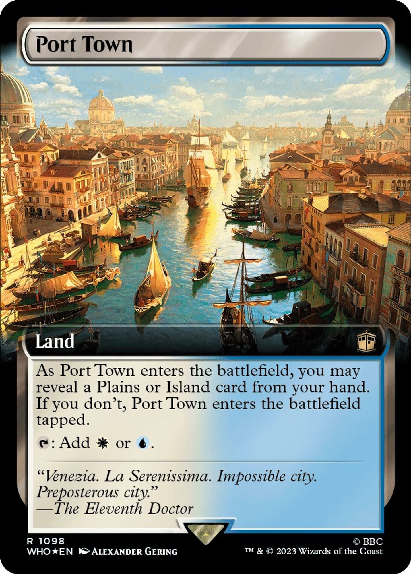 Port Town (Extended Art) (Surge Foil)