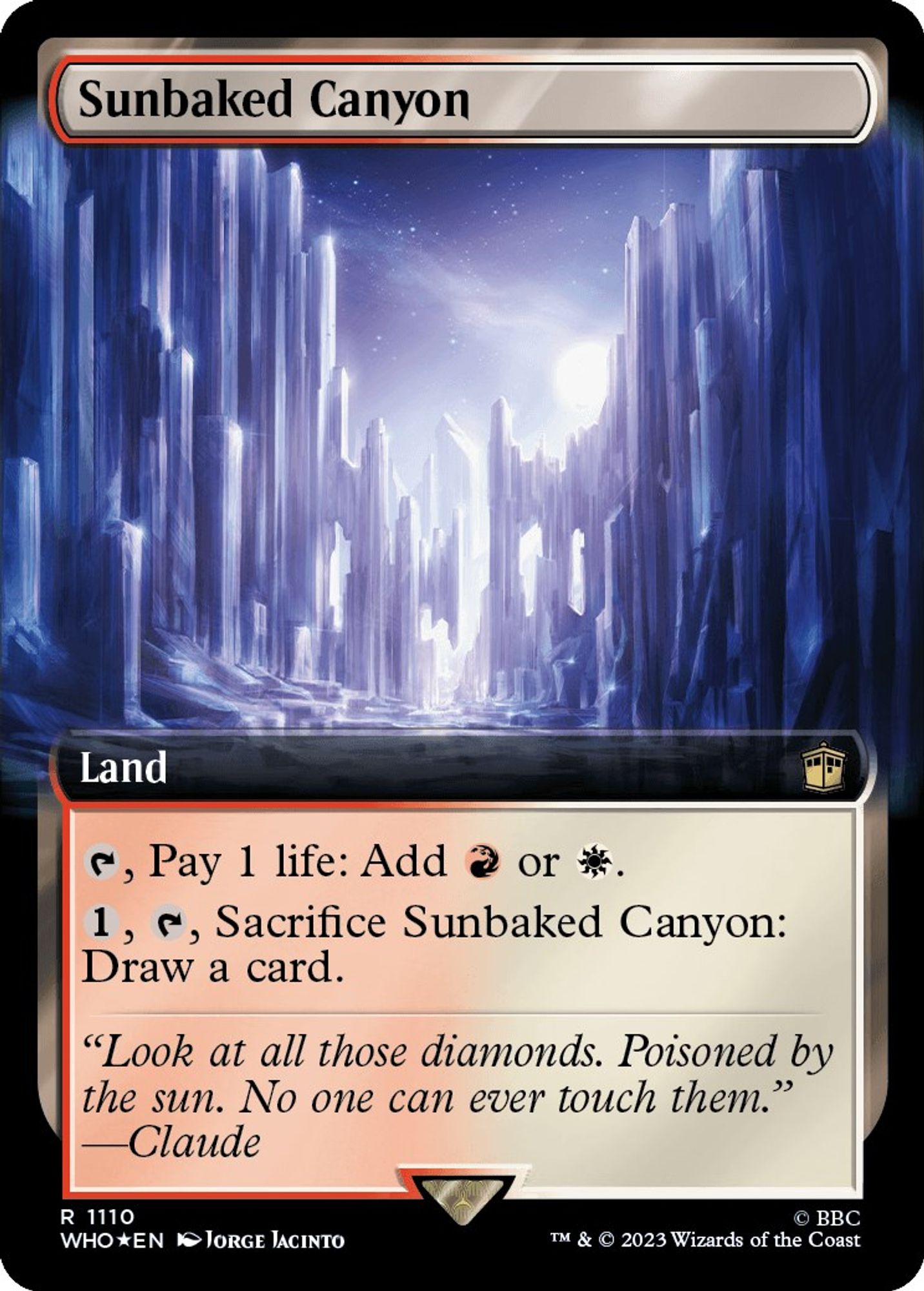 Sunbaked Canyon (Extended Art) (Surge Foil)
