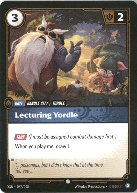 Lecturing Yordle - Origins