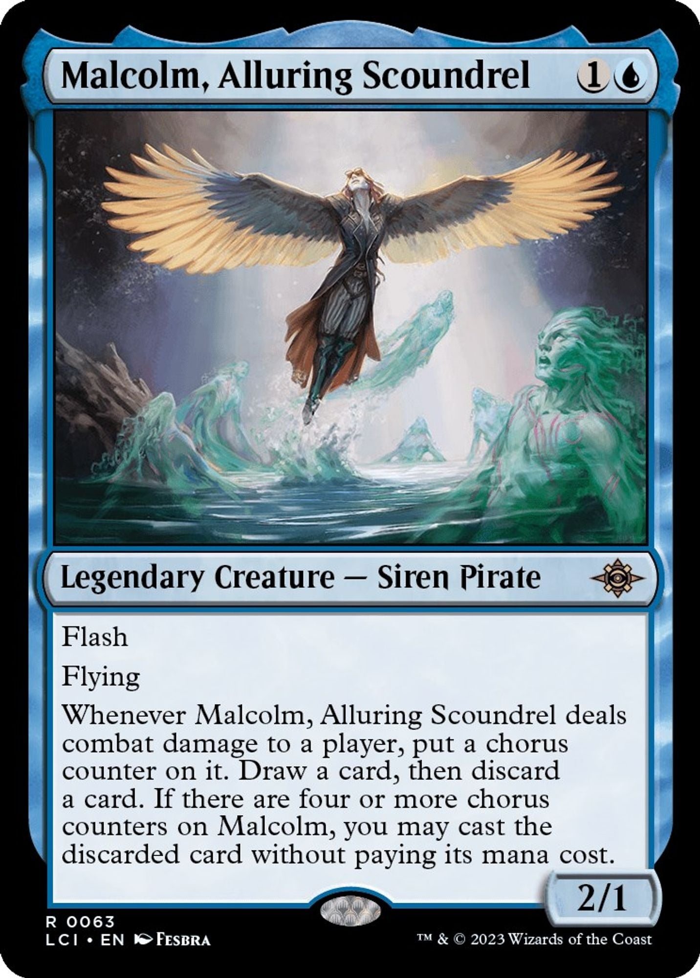 Malcolm, Alluring Scoundrel - The Lost Caverns of Ixalan
