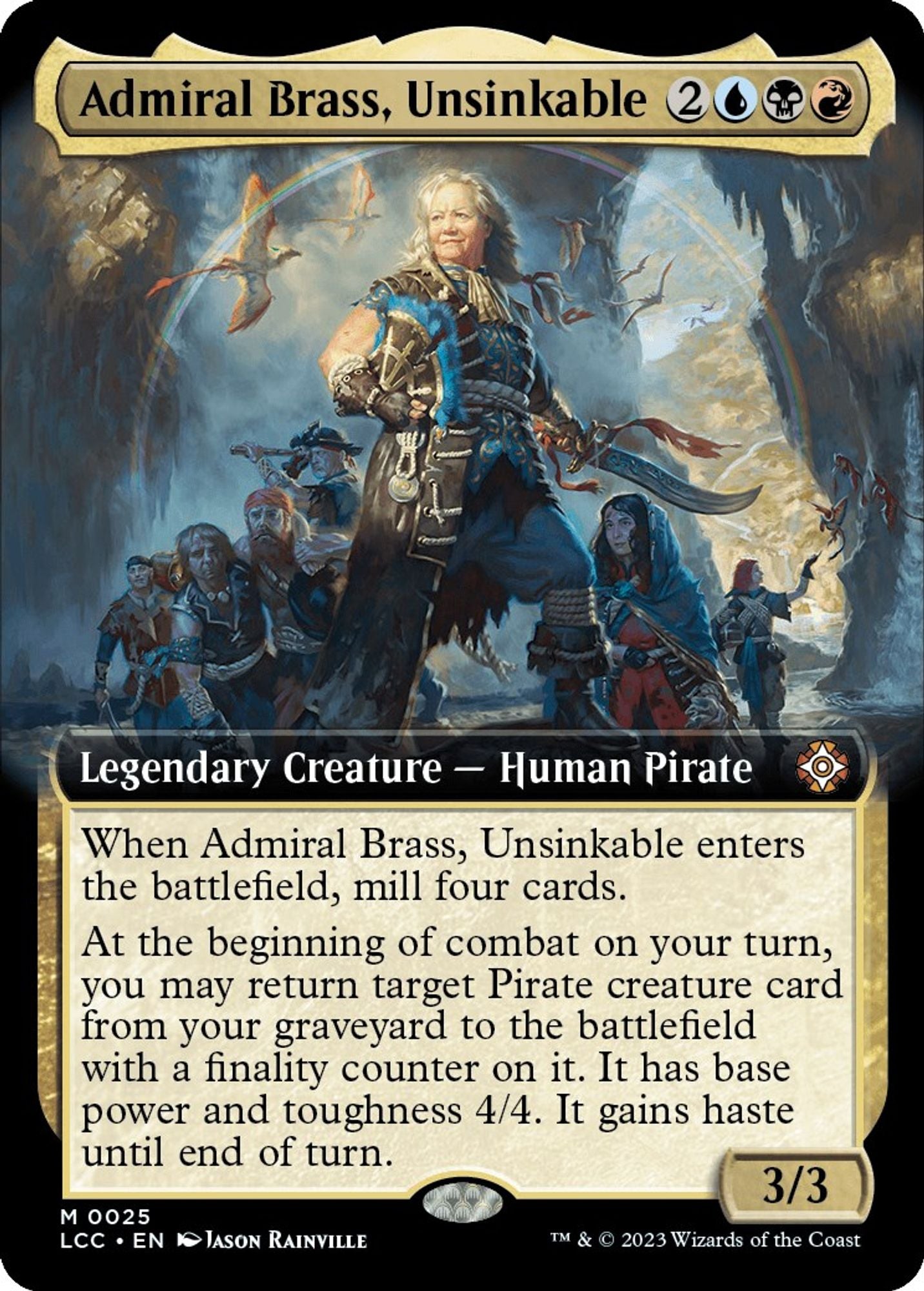 Admiral Brass, Unsinkable (Extended Art)