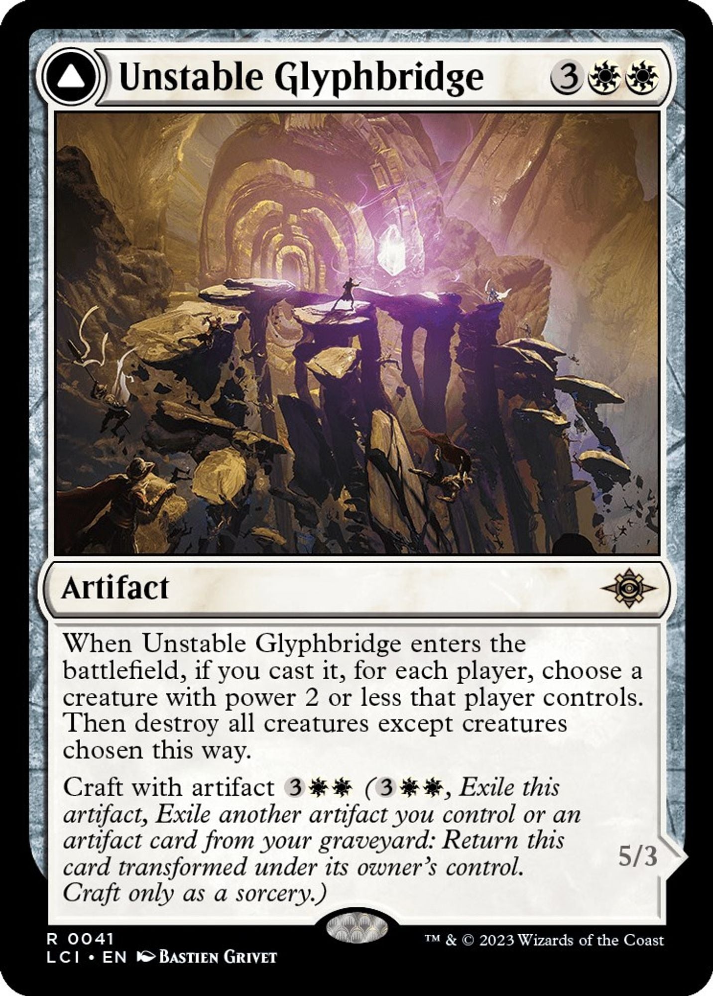 Unstable Glyphbridge - The Lost Caverns of Ixalan