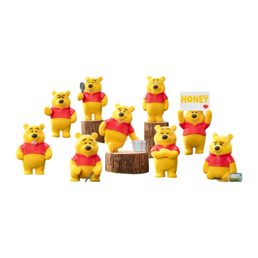 Winnie the Pooh - Funny Faces Blind Box Figures (Display of 8)