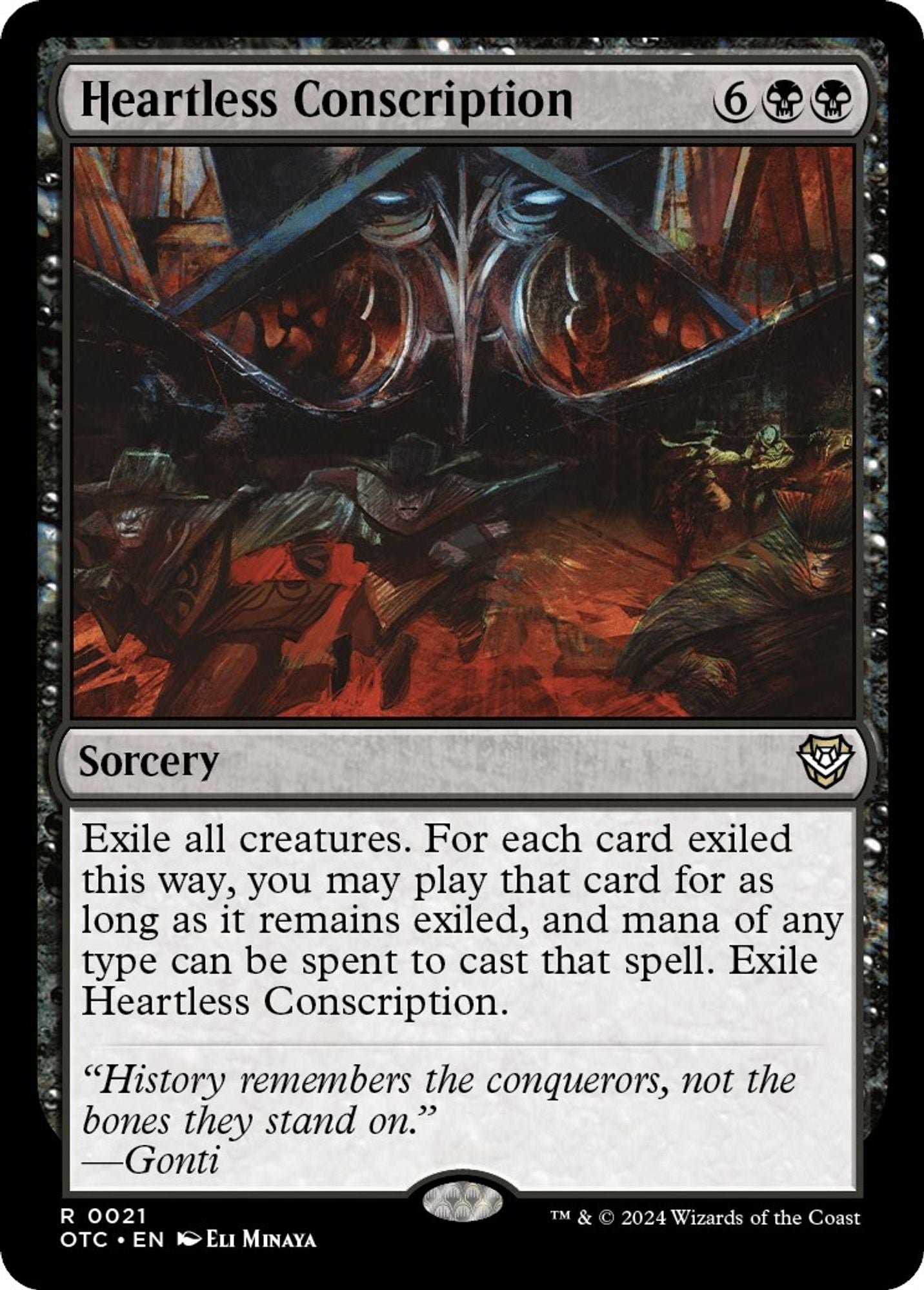 Heartless Conscription - Commander: Outlaws of Thunder Junction