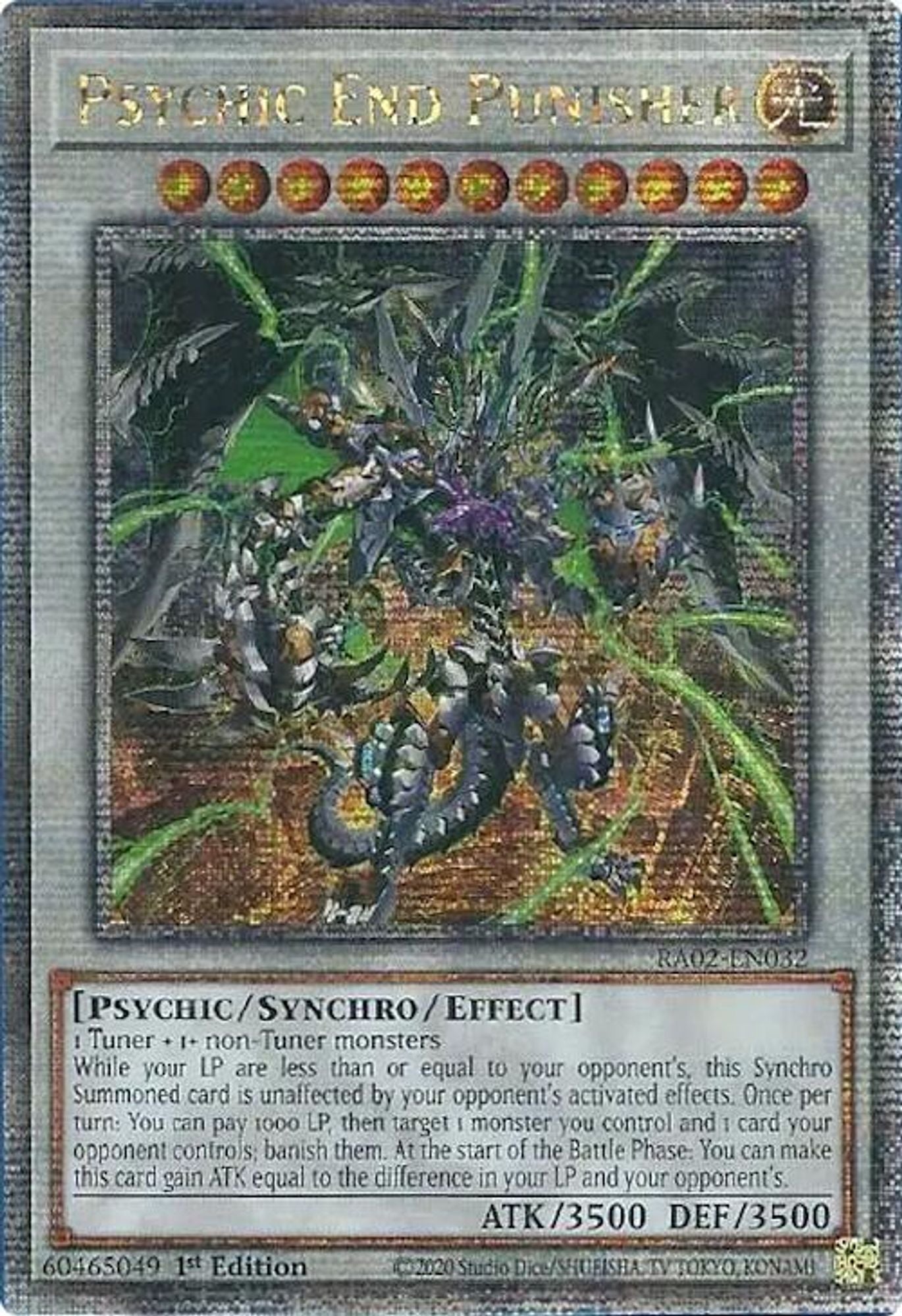 Psychic End Punisher (Quarter Century Secret Rare)