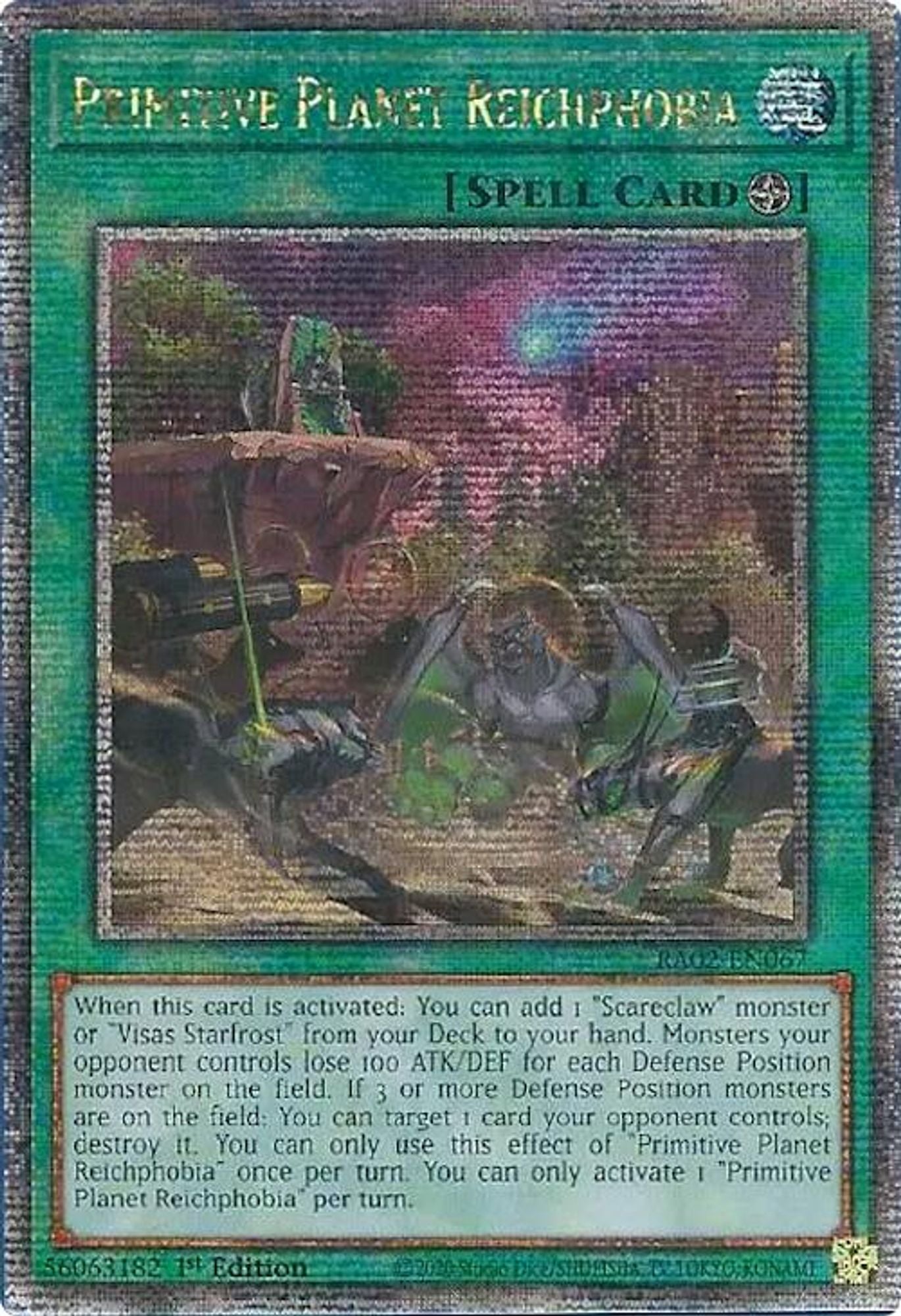 Primitive Planet Reichphobia (Quarter Century Secret Rare)